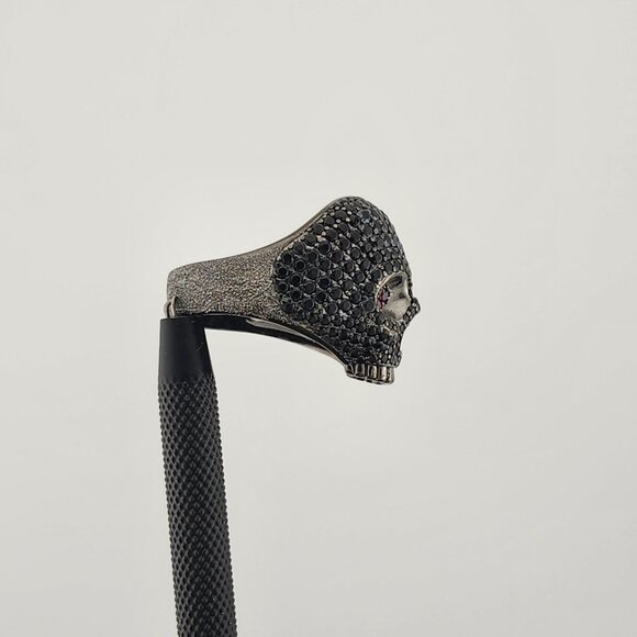 Gothic Skull Head Ring – 925 Sterling Silver (New) - Picture 2 of 8